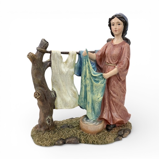 [100-0200046] ALDEANOS LAVANDERA 18X18CM SANTINI