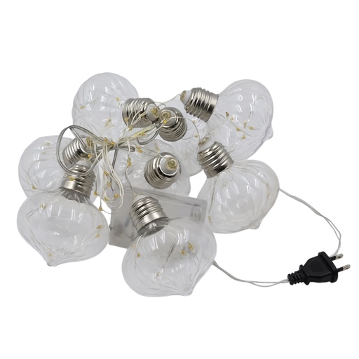 [5116817075] GUIRNALDA 10FOCOS LED FORMA DE CEBOLLA LUZ CÁLIDA