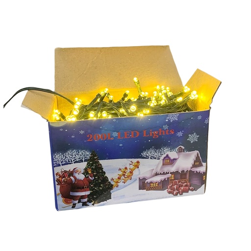 [8635968200494] LUZ LED 200L AMARILLA 11MT.