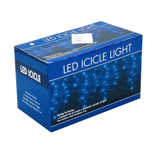 [5116820381] LUZ LED CASCADA 200LED CÁLIDA 6 METROS X 55CM EXT