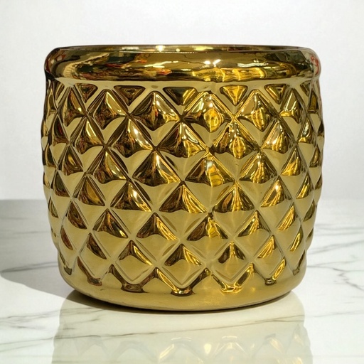 [18077-26] MACETA DORADO 15CM