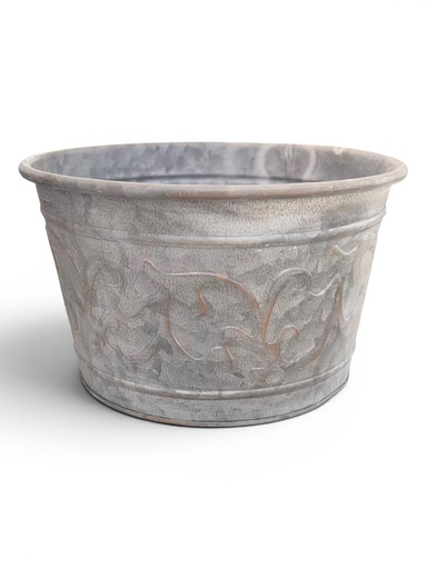 [8679818710566] MACETA METALICA 21X12.5CM