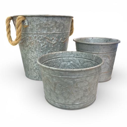 [8679818710603] SET X3 MACETAS METALICA 25.5X26CM