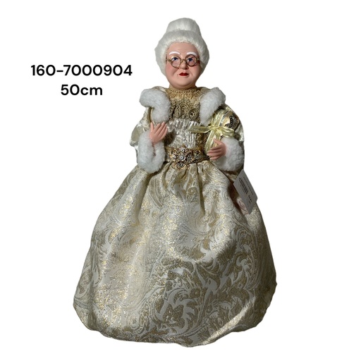 [160-7000904] MAMA NOELA  DORADA 50CM