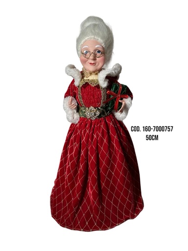 [160-7000757] MAMA NOELA ROJA 50CM
