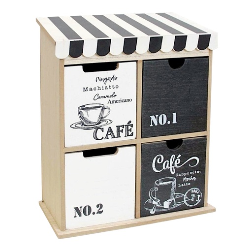 [6940521105591] CAJA PARA TE - 4 ESPACIOS 22X28.5X10CM