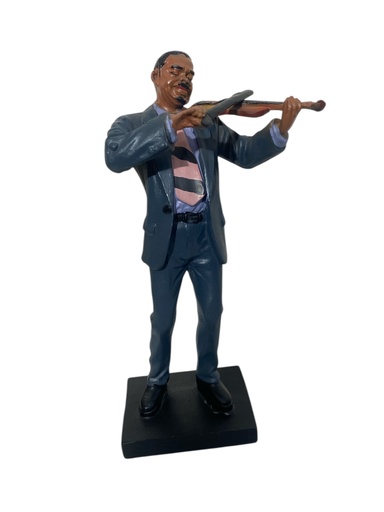 [21381] MUSICO JAZZ VIOLINISTA POLIRESINA 20CM
