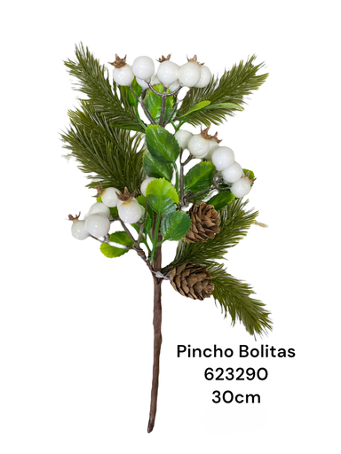 [511623290] PINCHO BOLITAS BLANCA C/BELLOTA 30C