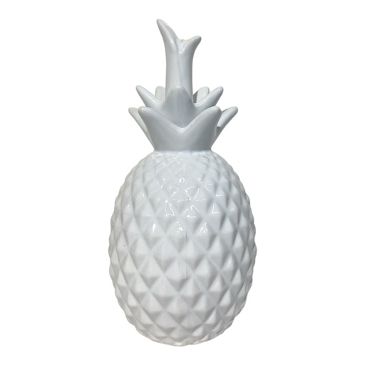 [20201120026001] PIÑA BLANCA DE PORCELANA 9X18CM