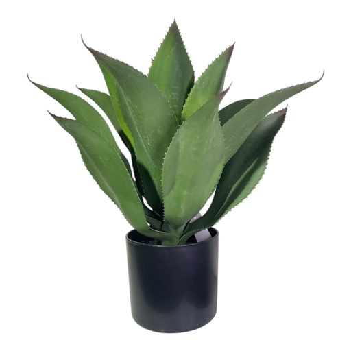 [830191] PLANTA ARTIFICIAL AGAVE C/MACETA REF:CH10836205 50X50CM