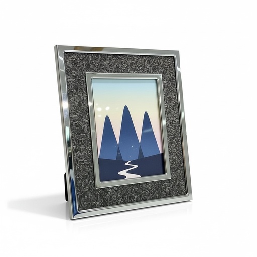 [530-593321] Porta retrato plata cromado 4x6 (PRECIO ESPECIAL) 