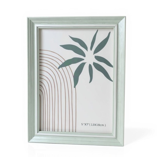 [926411] PORTARETRATO MADERA VERDE MENTA REF: ES20309-5 5X7" 13X18CM