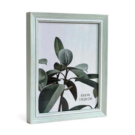 [225351] PORTARETRATO MADERA VERDE MENTA REF: ES20309-6 6X8 15X20CM