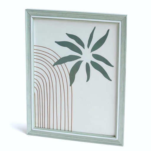 [957289] PORTARETRATO MADERA VERDE MENTA 8X10 20X25CM REF: ES20309-8
