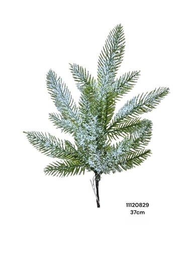 [8679811120829] RAMA CIPRES CON NIEVE 37CM