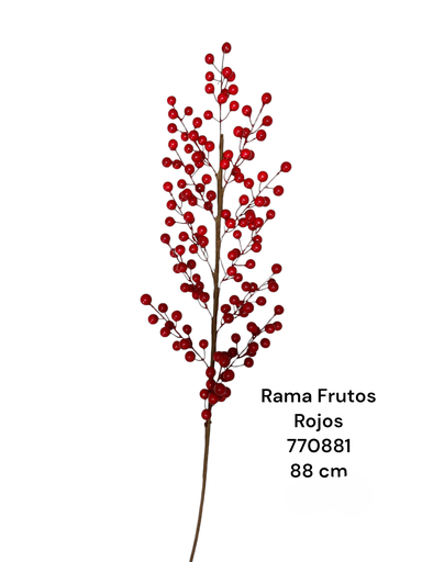 [770881] RAMA FRUTOS ROJOS REF: ES24407 88CM
