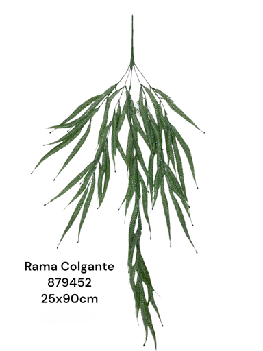 [879452] RAMA NAV.  VERDE ESCARCHADA 90CM REF:P21-86474