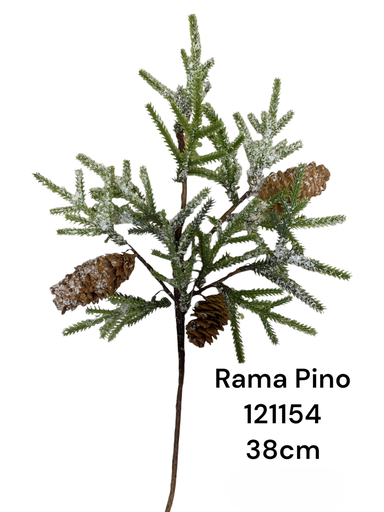 [8679811121154] RAMA PINO CON BELLOTA 38CM