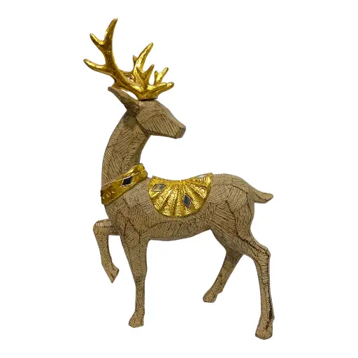 [7453121015539] RENO NAVIDEÑO POLIRESINA 30CM  XX9010748