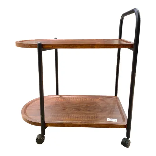 [2024618128657] MESA METALICA TEXTURA MADERA BAR   2 PISOS  65X35X60 CM