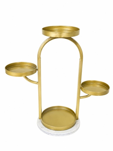 [422-0534] PORTA MACETA METAL 4 NIVELES 70X31CM