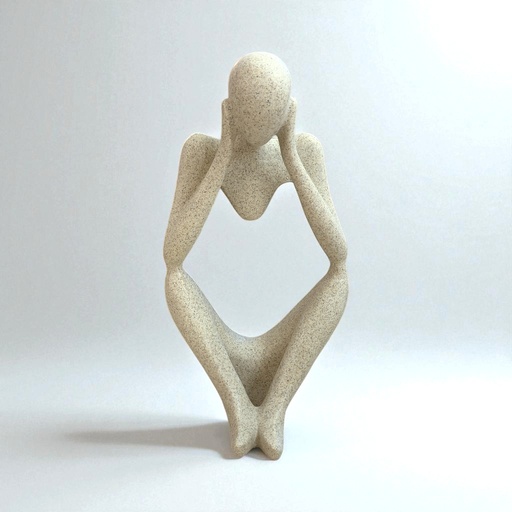 [15925] PENSADOR MINIMALISTA COLOR ARENA 12X8X23CM