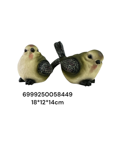 [6999250058449] SC15844 ADORNO PAJARO 18X12X14CM