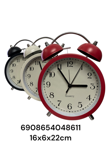 [6908654048611] SC15354 RELOJ DESPERTADOR 16X6X22CM