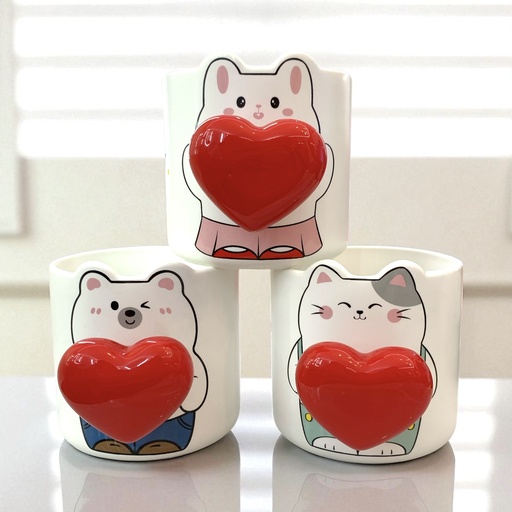 [912523] JARRO CERAMICA CORAZON REF: SAN4741 (430ML)