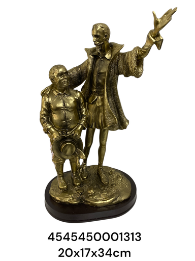 [4545450001313] CS8180017 DON QUIJOTE DORADO 20X17X34CM