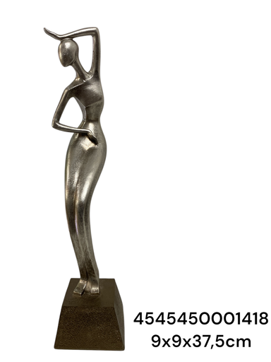 [4545450001418] MUJER ABSTRACTA MINIMALISTA 9X9X37.5CM CS8180122