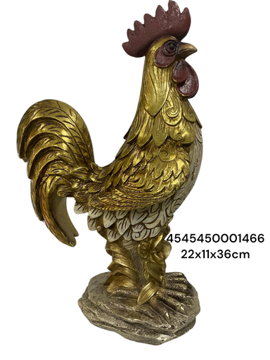 [4545450001466] CS8020468 GALLO DORADO 22X11X36CM