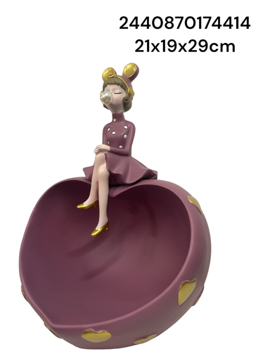 [2440870174414] CS17441 ADORNO COQUETT 21X19X29CM