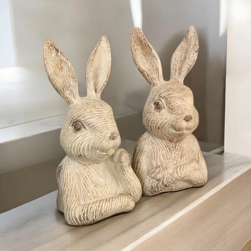 [19129] CONEJOS VINTAGE X2 UNIDADES 15CM