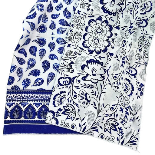 [19126HF] SET DE 2 TOALLAS BLUE DECOR 46X66CM