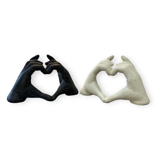 [632684] SAN4681 MANOS CORAZON RESINA 15X8.5CM