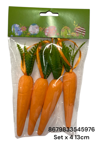 [8679833545976] ZANAHORIA ARTF. SETX4 13CM C/U