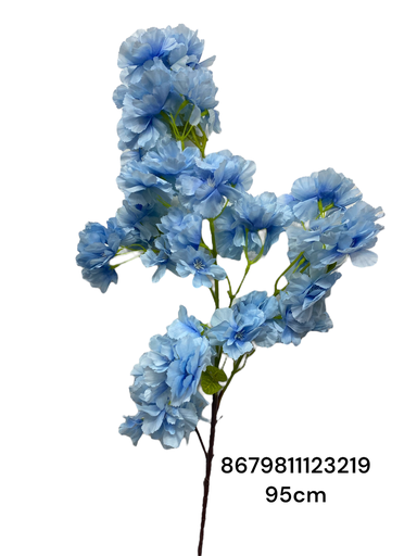 [8679811123219] RAMA FLOR CEREZO CELESTE 95CM