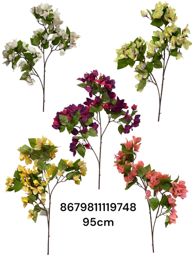 [8679811119748] RAMA FLOR BUGANVILLA SURTIDA 95CM