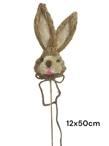 [8679833546652] PINCHO CONEJO PASCUA 12X50CM