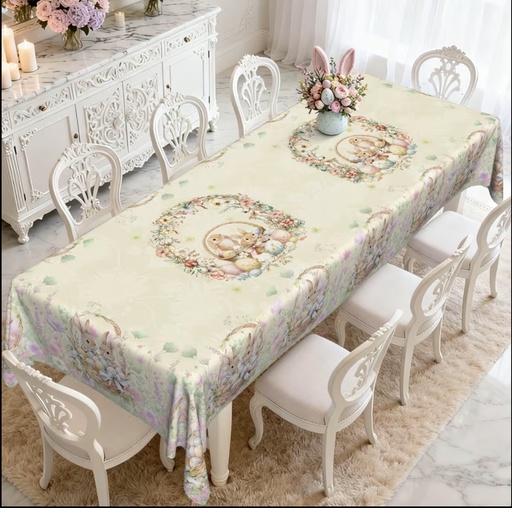 [56550] MANTEL VINTAGE PASCUA 152X305CM