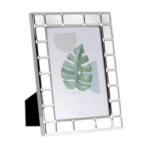 [332878] PORTA RETRATO METALICO PLATEADO 8X10" 20X25CM REF:ES26030