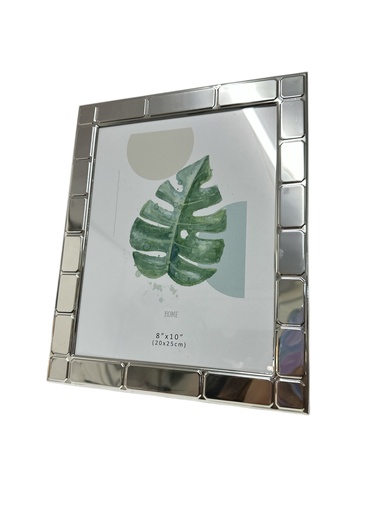 [332878] PORTA RETRATO METALICO PLATEADO 8X10CM REF:ES26030