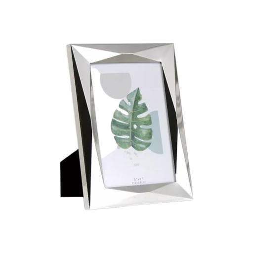 [822561] PORTA RETRATO METALICO PLATEADO 4X6" 10X15CM ES26028 