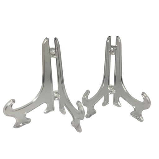 [7861211077273] ATRIL ACRILICO TRANSPARENTE SETX2. 18CM.