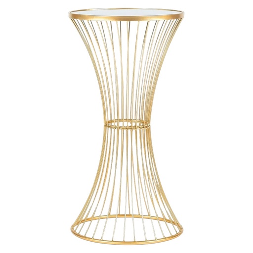 [FI-2024-522] FI-2024-522 MESA ESQUINERA METAL Y VIDRIO 40X79CM
