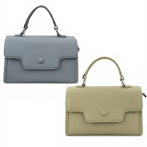 [C-1956] CARTERA DOBLE STRAP 2TONOS