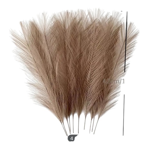 [7638937056] HIERBA PAMPAS 42CM 4 COLORES C/U.