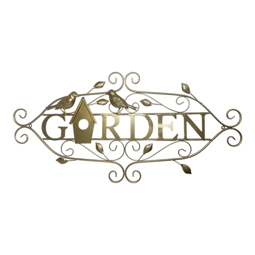 [202309002023789] APLIQUE DE METAL "GARDEN" 85X42CM