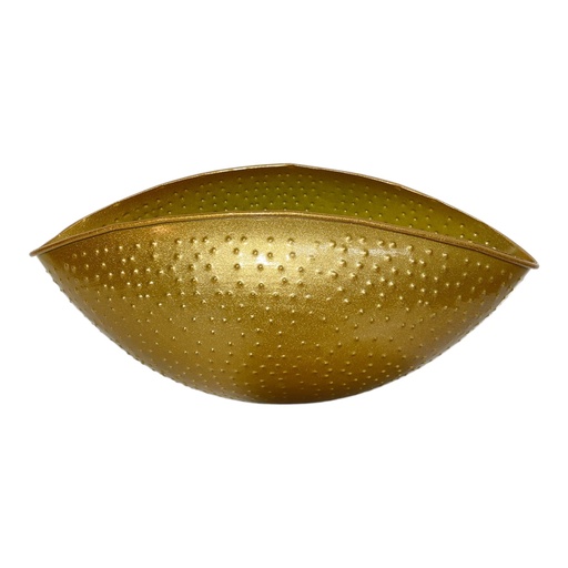 [2023126407520] MACETA METALICA DORADA 20X6CM